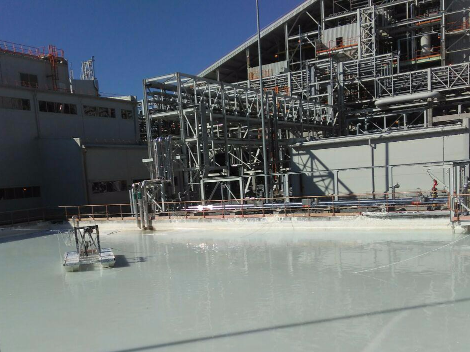 Очистка шламонакопителя промышленного предприятия